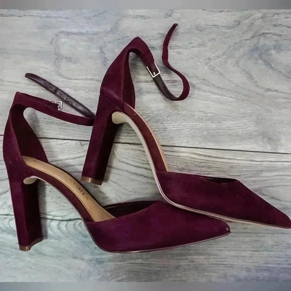 Gibson Latimer maroon heels size 6.5 - Picture 1 of 4